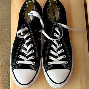 Black and white Converse